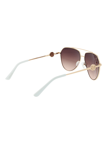 Guess Damen Sonnenbrillen Aviator Gold