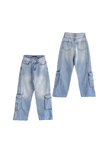 SOLANG Hose in Hellblau