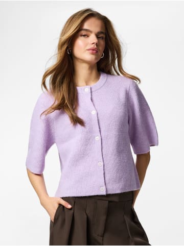 Pieces Strickjacke in Pastel Lilac