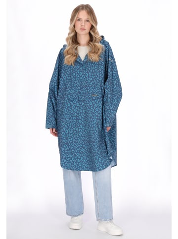 Schmuddelwedda Women Coat in dark aqua navy leo