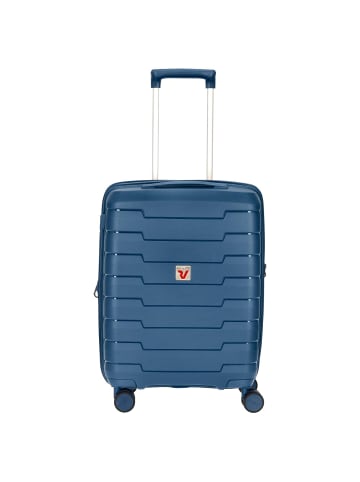 Roncato Skyline - 4-Rollen-Kabinentrolley S 55 cm  erw. USB-Anschluss (ciliegia) in navy