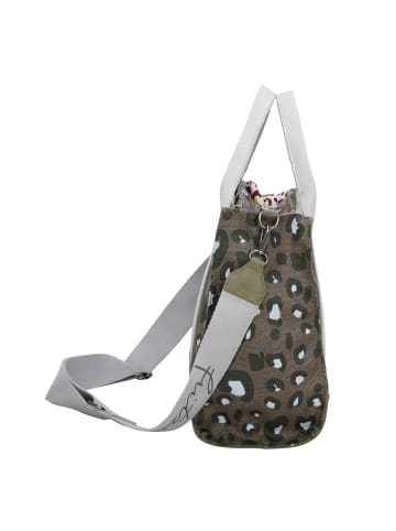 Fritzi aus Preußen Canvas Handtasche 40 cm in leo jungle