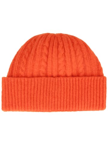 BREITER Strickmütze in rot