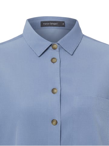 Franco Callegari Cordbluse in hellblau - 0005