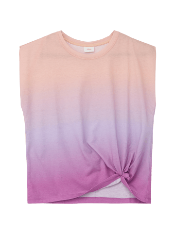 s.Oliver T-Shirt kurzarm in Lila