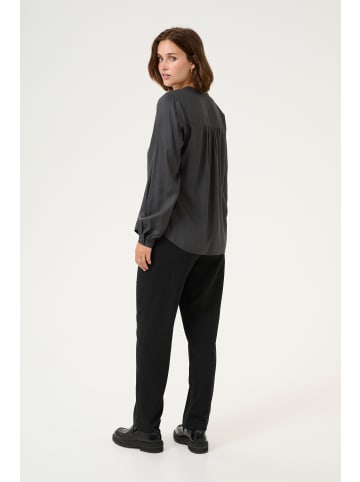 Kaffe Bluse langarm KAkarli Regular fit in Black Oyster