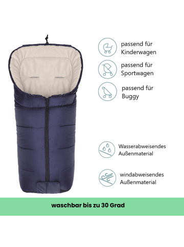 fillikid Winterfußsack Eco BIG in Marine