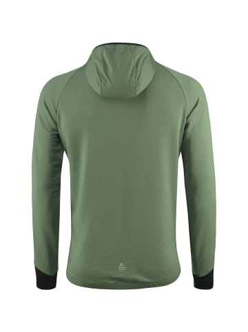 Löffler Rollkragen M ZIP-HOODY TECH-MERINO in Grün2067