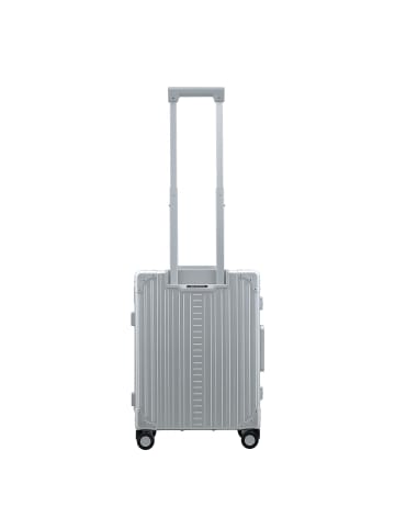 Aleon Traveler Domestic 4-Rollen Kabinentrolley Aluminium 55 cm platinum 1