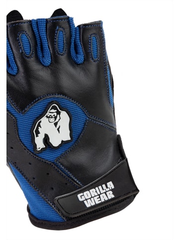 Gorilla Wear Trainingshandschuhe - Mitchell - Schwarz/Blau