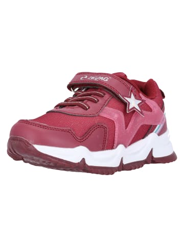 Zigzag Schuhe Guakai Kids in 4055 Beet Red