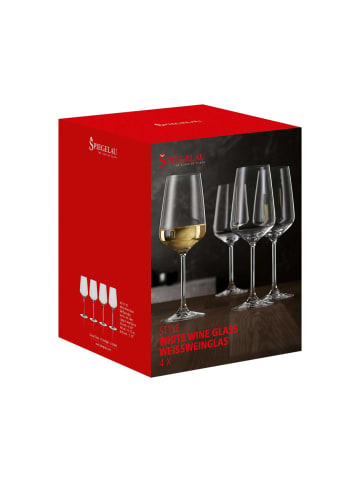 Spiegelau 4er Set Weißweingläser Style 440 ml in transparent