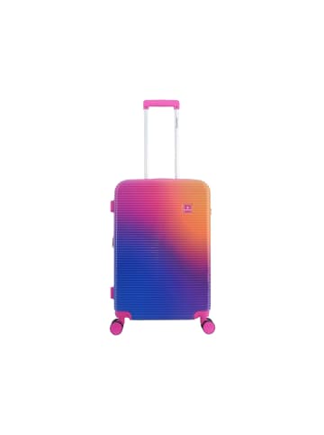 Saxoline Twist M ABS/PC Trolley  in fuchsia gradient