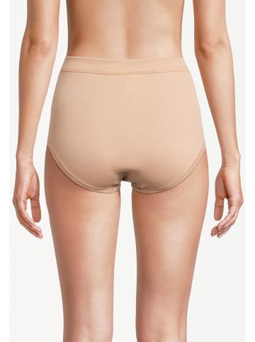 Conta Taillen Slip Feinripp in Schwarz / beige