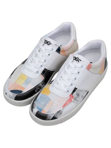 Dogo Dice Sneakers - Geometric Shapes 37 in Weiß