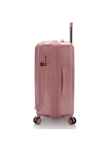 Heys EZ Fashion 4 Rollen Trolley M 66 cm mit Dehnfalte rose gold