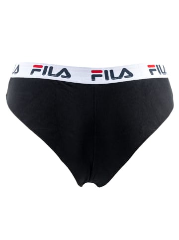 Fila Slip 4er Pack in Schwarz/Grau