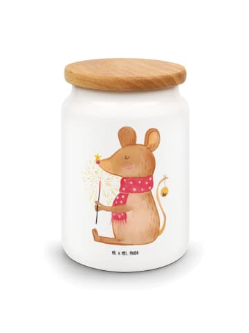 Mr. & Mrs. Panda Dose Maus Weihnachten ohne Spruch in Weiß