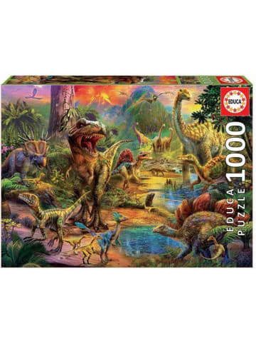 Carletto Educa - Land der Dinosaurier 1000 Teile Puzzle