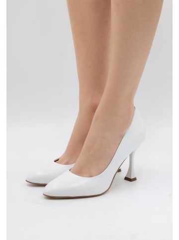 FELIPA Damen Leder Pumps in Creme