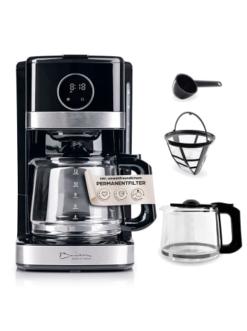 Gourmetmaxx Barista Filterkaffeemaschine Touch - Touchscreen & Timer - Aromastärke wählbar
