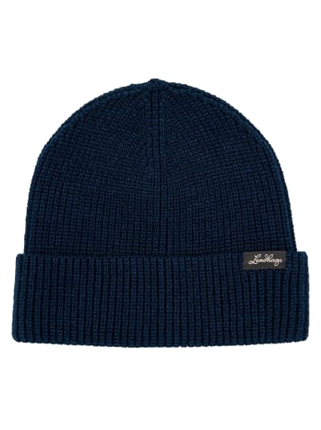 Lundhags Core Ribbed Beanie in Dunkelblau
