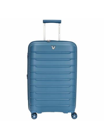 Roncato B-Flying - 4-Rollen-Trolley M 68 cm erw. in denim