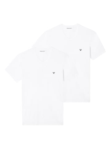 Emporio Armani 2er Pack T-Shirt in Weiß