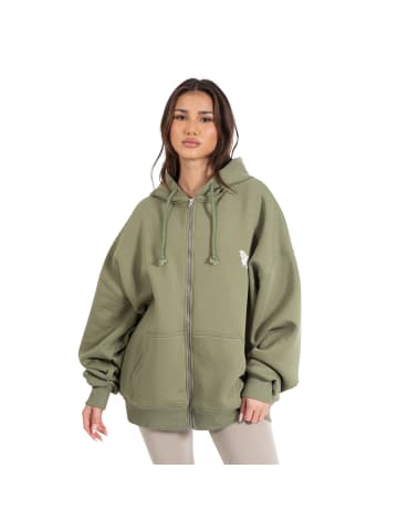 SMILODOX Zip Hoodie Oversized Payton in Khaki