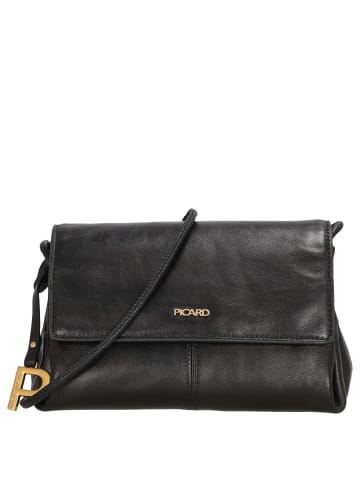 PICARD Whisper - Schultertasche 21 cm (schwarz) in schwarz