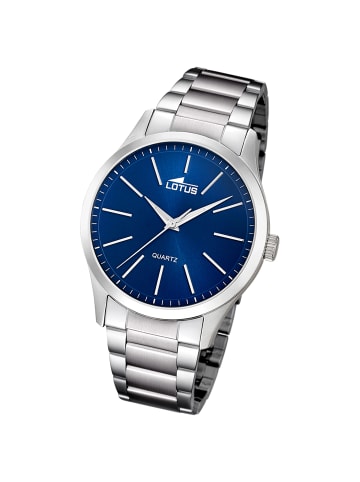 Lotus Analog-Armbanduhr Lotus Minimalist silber groß (ca. 42mm)