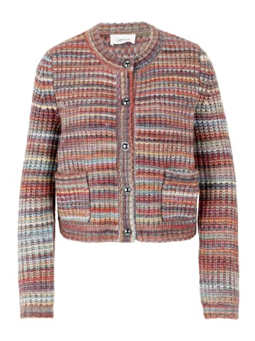 CARTOON Cardigan mit Rundhalsausschnitt in Pink/Green