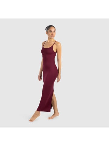 SMILODOX Maxi Dress Aveline in Bordeaux
