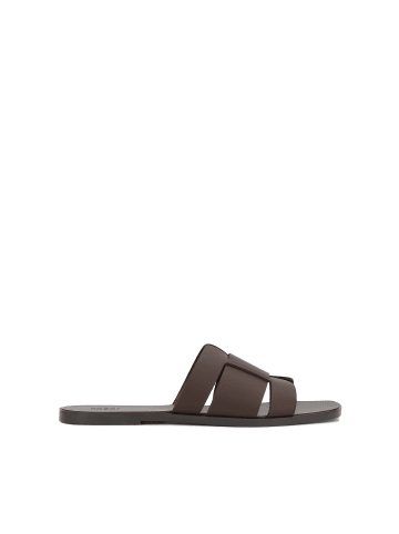 Kazar Slipper in Dunkelbraun