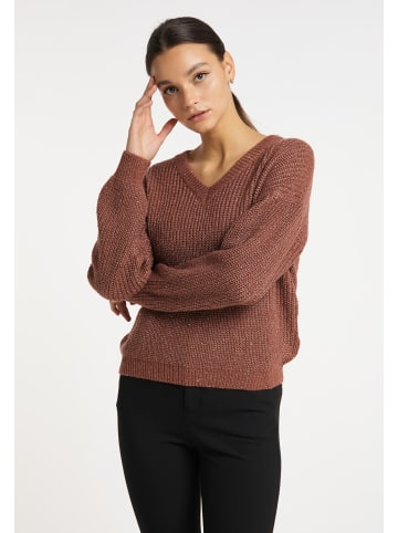 usha BLACK LABEL Pullover in Kupfer Rosa