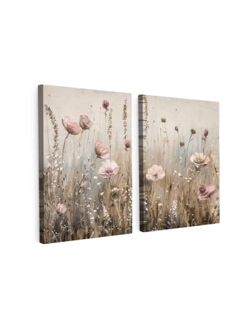 OnlyWow Leinwandbild 2er Set