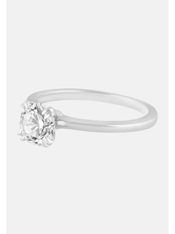Ethische Diamanten Ring aus 375 Weißgold mit Lab Grown Diamant