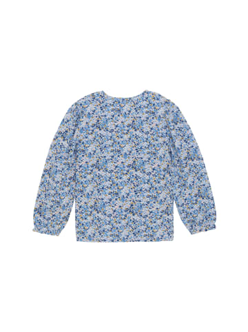 Minymo Langarmshirt MIT-shirt LS AOP in Blau