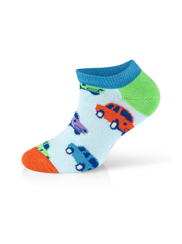 Happy Socks Sneakersocken 4-Pack Kids Low Car-Lunch Time in multi_coloured