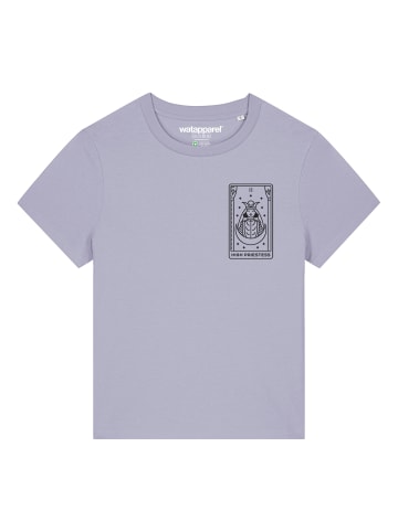 wat? Apparel T-Shirt Tarot High Priestess in Lavender