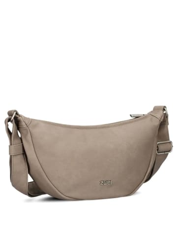 Zwei Mademoiselle M50 - Umhängetasche 32 cm (sand) in nubuk-cappuccino