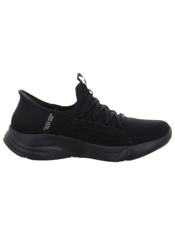 Skechers Sportlicher Slipper in schwarz