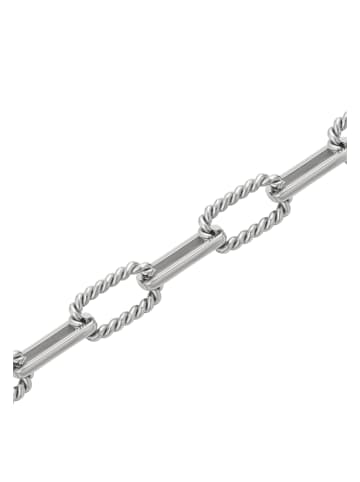 faina Women Cable Chain Link Bracelet in Silver