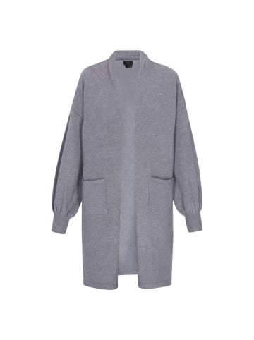 DreiMaster Klassik Cardigan in grey melange