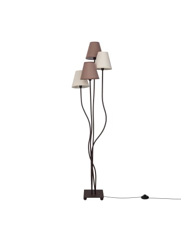 näve Stehleuchte "BOHO" in braun - (L)43 cm x (B)34 cm x (H)138 cm