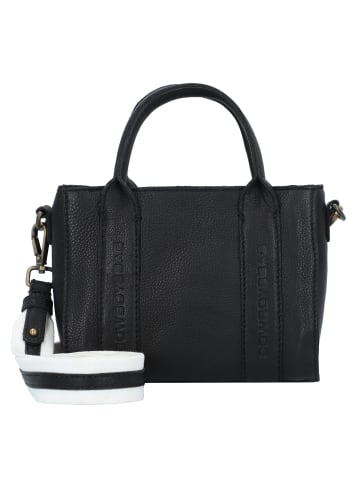 Cowboysbag Oily Cow Handtasche Leder 18.5 cm in black