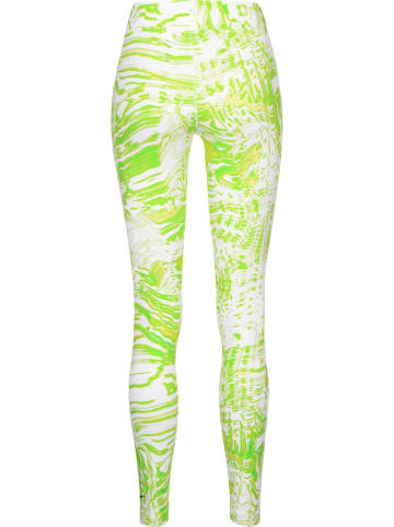 Nike Nike Leggings in white/lt lemon twist