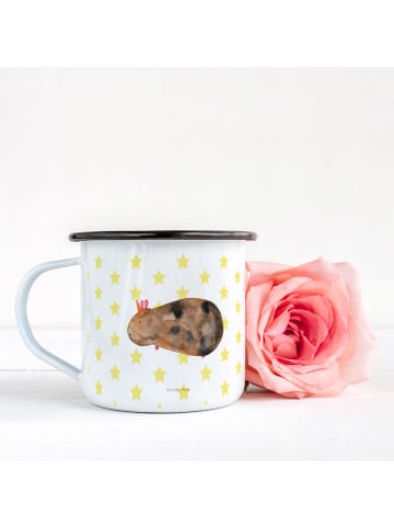 Mr. & Mrs. Panda Tasse Einhorn Meerschweinchen ohne Spruch in Weiß
