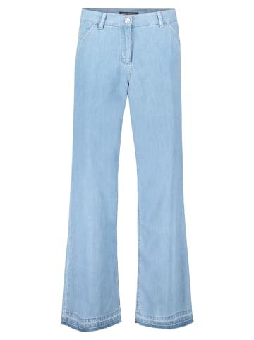Betty Barclay Casual-Hose mit offenem Saum in Light Blue Denim