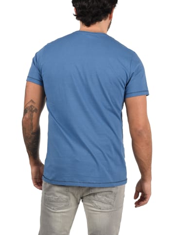 BLEND Rundhalsshirt in blau